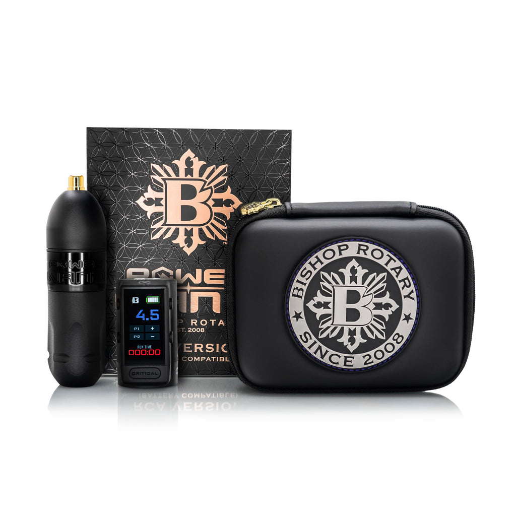 Bishop Power Wand Advanced + Battery | Wireless Tattoo Machine