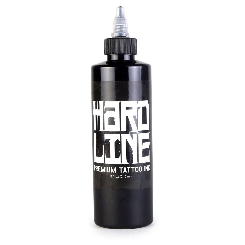 Black Hardline Tattoo Ink 8oz Kingpin Tattoo Supply