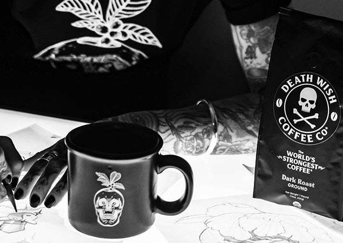 KINGPIN OFFERS DEATH WISH COFFEE TATTOO SERIES GIFT