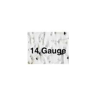 14 Gauge 1/2" Clear Belly Retainer - 10 Pack