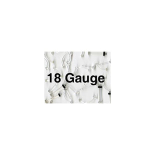 18 Gauge Clear Nose Retainer - 10 Pack