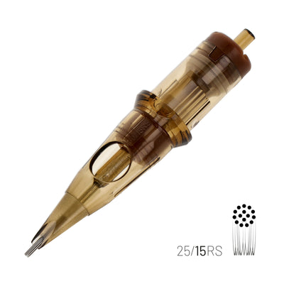 KWADRON CARTRIDGE SYSTEM - #08 0.25MM RS - ROUND SHADER