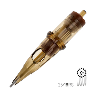 KWADRON CARTRIDGE SYSTEM - #08 0.25MM RS - ROUND SHADER
