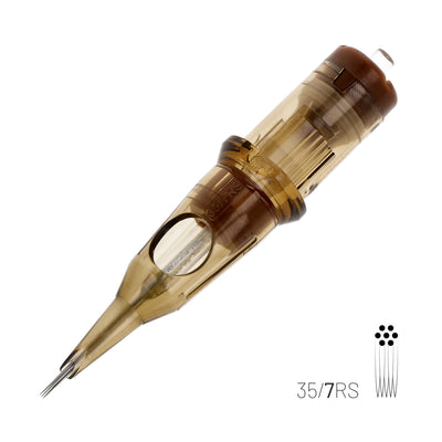 KWADRON CARTRIDGE SYSTEM - #12 0.35MM RS - ROUND SHADER