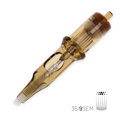 KWADRON CARTRIDGE SYSTEM - #12 0.35MM CURVED SOFT EDGE MAGNUM - MEDIUM TAPER