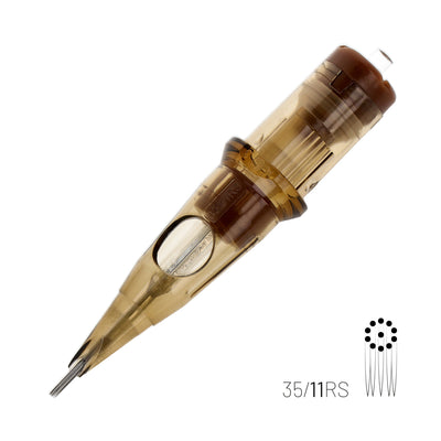 KWADRON CARTRIDGE SYSTEM - #12 0.35MM RS - ROUND SHADER
