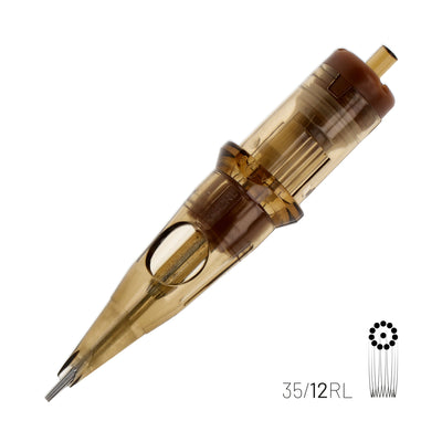 KWADRON CARTRIDGE SYSTEM - #12 0.35MM RL - ROUND LINER