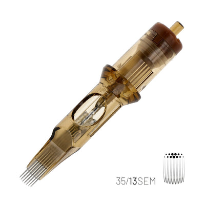 KWADRON CARTRIDGE SYSTEM - #12 0.35MM SEM - CURVED SOFT EDGE MAGNUM