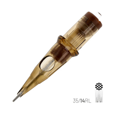 KWADRON CARTRIDGE SYSTEM - #12 0.35MM RL - ROUND LINER
