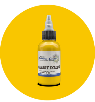Starburst Tattoo Ink Canary Yellow