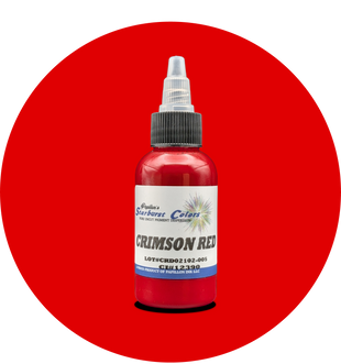 Starburst Tattoo Ink Crimson Red