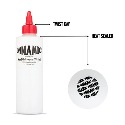 Dynamic Non-Mixing Heavy White Tattoo Ink - 8oz