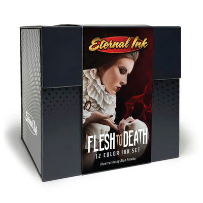 Eternal Ink Rich Pineda Flesh to Death Tattoo Ink Set (12ct) 1oz