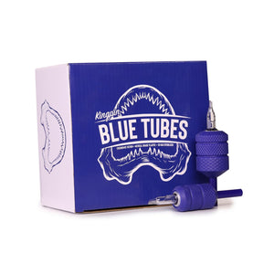 Blue Disposable Tubes Ergo Grip Angled Round GRP-BTE-AR114