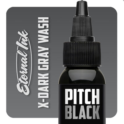 Pitch Black Gray Wash Extra Dark