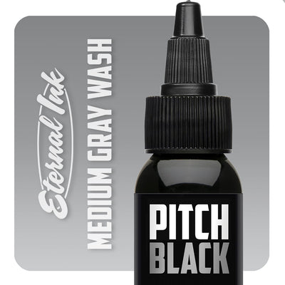 Pitch Black Gray Wash Medium
