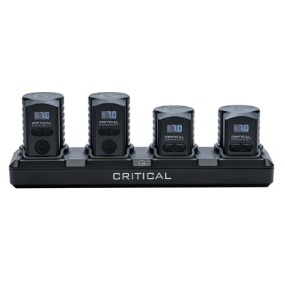 Critical Connect Universal Battery & QUAD Dock Bundle