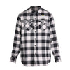 Kingpin Black and Grey Flannel Shirt