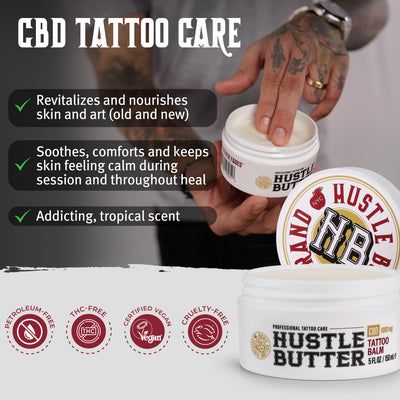 Hustle Butter CBD Tattoo Balm 5oz