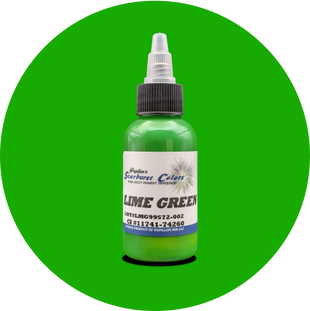 Starburst Tattoo Ink Lime Green