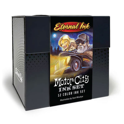Eternal Motor City 12 Color Full Tattoo Ink Set - 1oz
