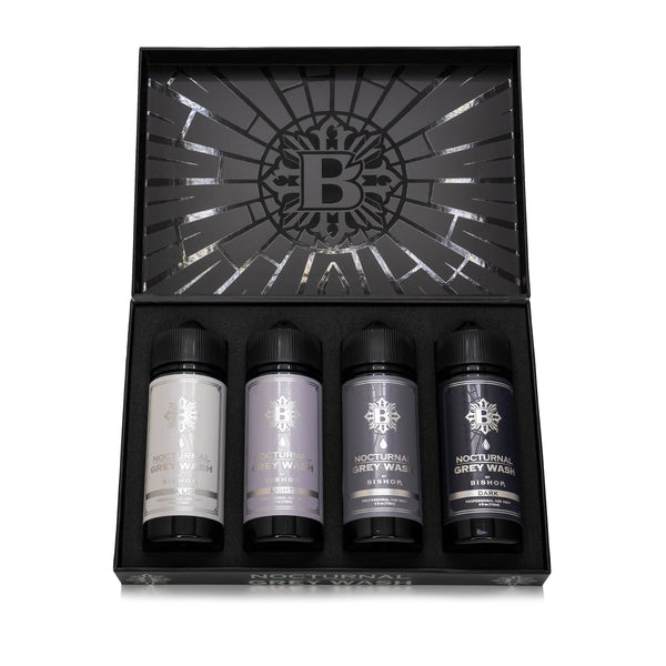 Nocturnal by Bishop Grey Wash Ink Set | Black & Grey Tattoo Ink