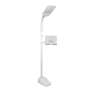 Ott-Lite Dual Shade LED Floor Lamp with USB Charging Station
