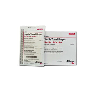 Sterile Drape Sheet White 50 per Box 18" x 26"
