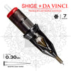 DA VINCI V2 Premium Cartridge Needles Shige Artist Series Liners - Bugpin Gauge 10 Size 7 Long Taper - 1007RL-LT
