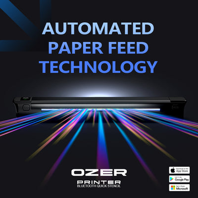 OZER Wireless Quick Stencil Printer 1200Mah