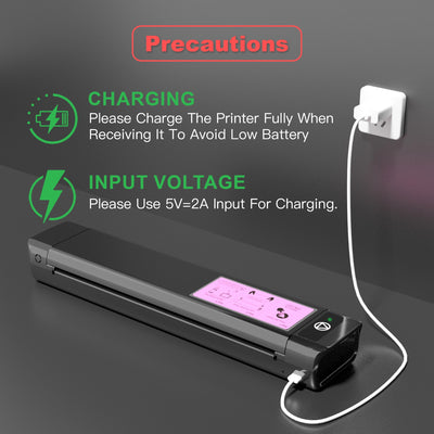 OZER Wireless Quick Stencil Printer 1200Mah