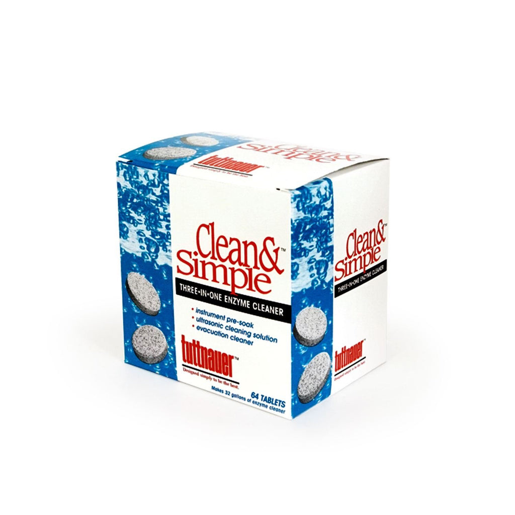 Clean & Simple Ultrasonic - Enzymatic Cleaning Tablets – Kingpin Tattoo ...