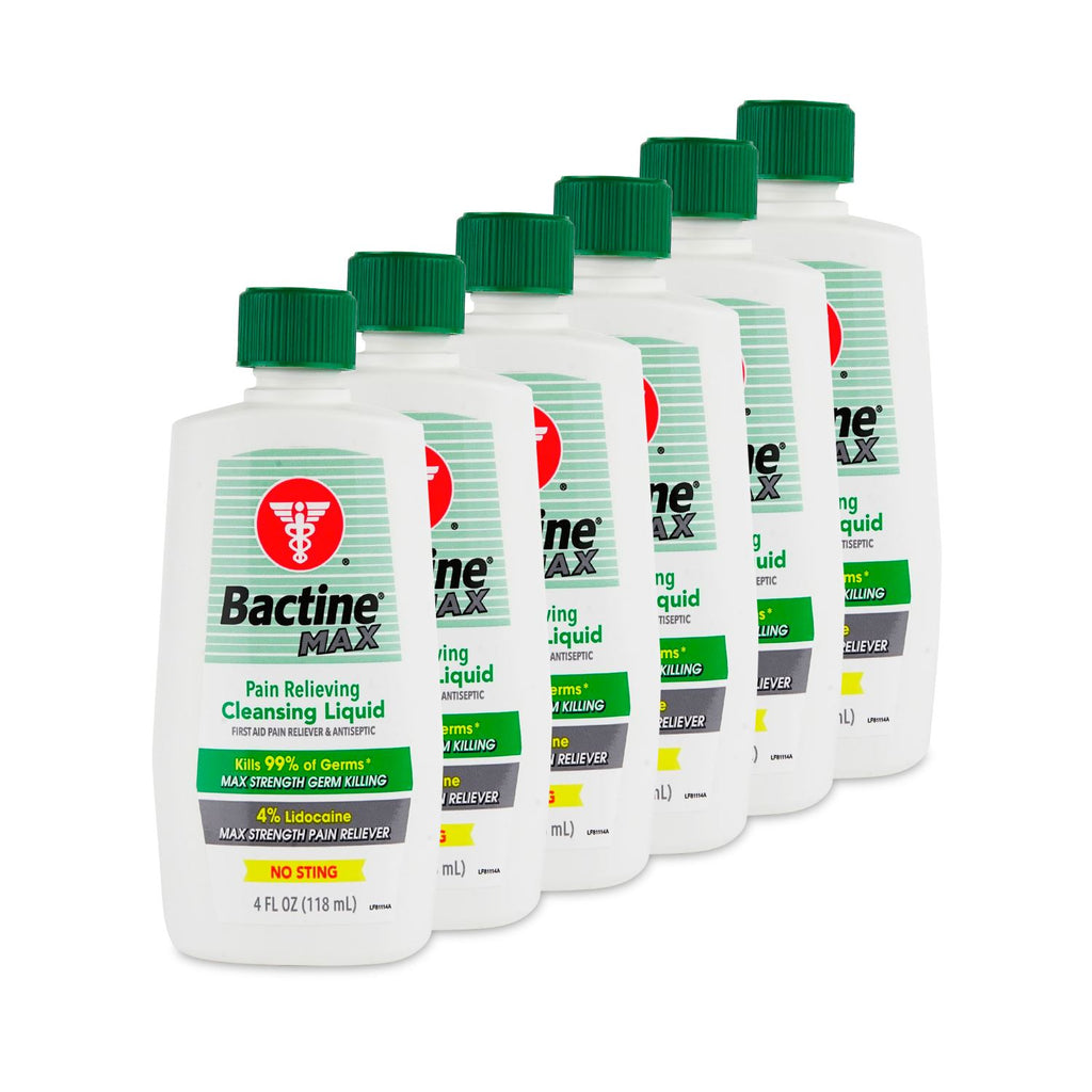 Bacticine Bactine Max Pain Relieving Cleansing Liquid (Spray Bottle) – Kingpin ...