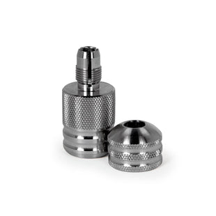 Pro-Design Stainless Steel 1 inch Custom Twist Grip E is free of the cumbersome set screws allowing for more freedom, sold by Kingpin.