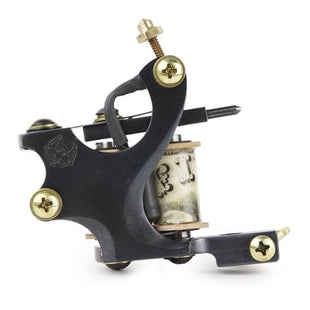 Black Deluxe Irons - Old Time Liner Medium stroke coil machine.