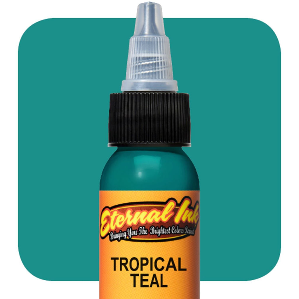 Eternal Tropical Teal Tattoo Ink – Kingpin Tattoo Supply