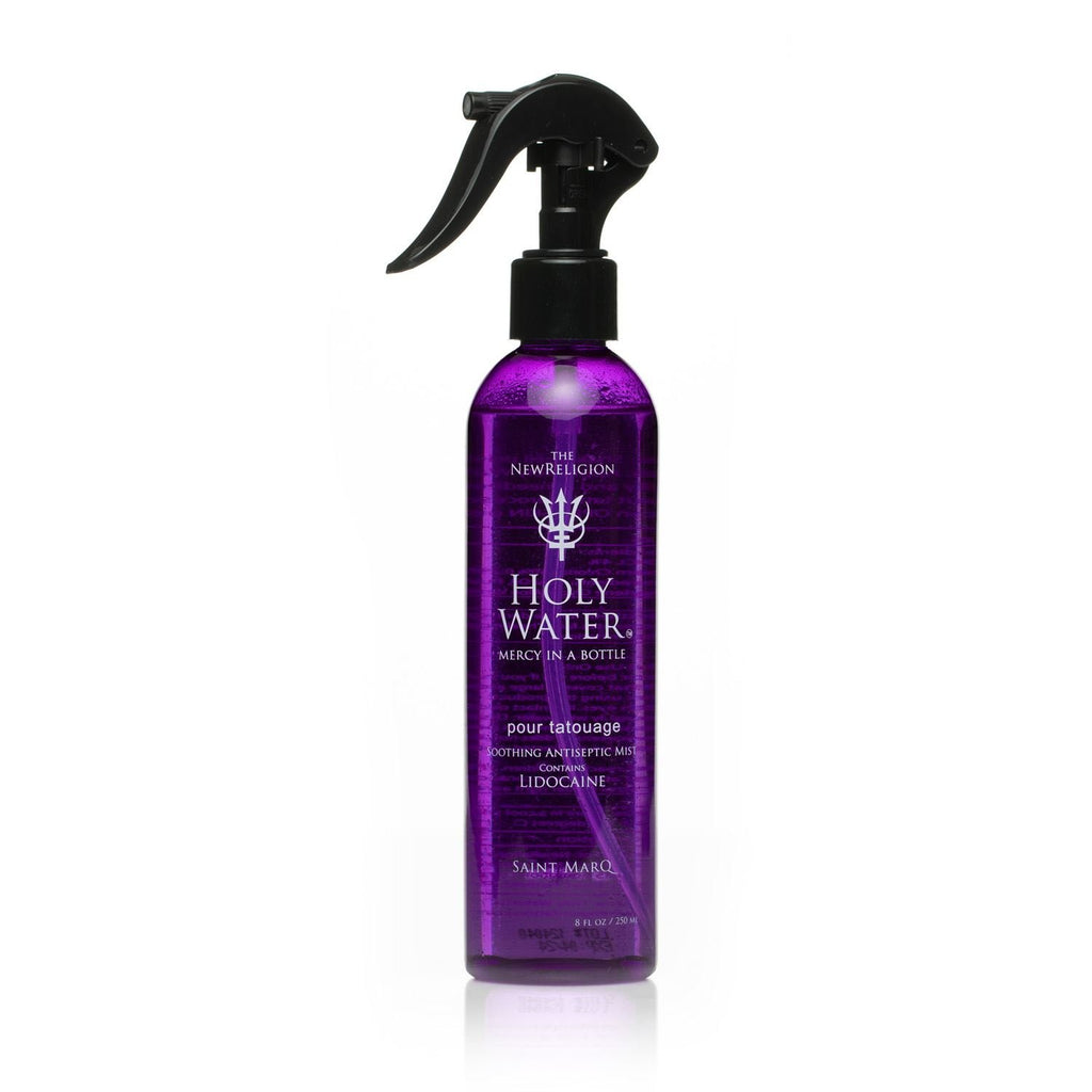 New Religion Holy Water by Saint Marq Numbing Mist 8oz | Kingpin Tattoo ...