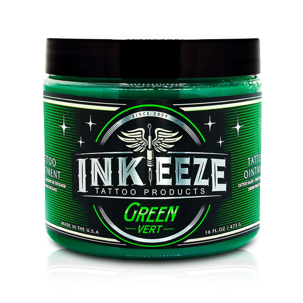 Inkeeze Green Tattoo Ointment – Kingpin Tattoo Supply