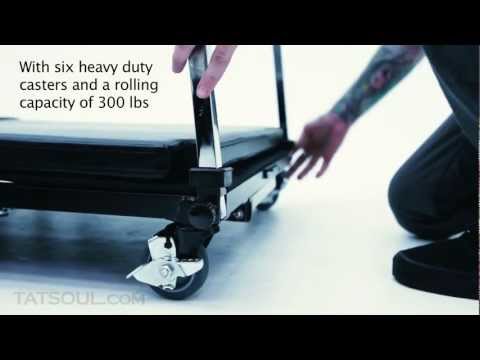 TATSoul X Portable Tattoo Table Black