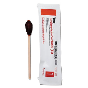 Povidone Iodine Swab Stick Skin Cleansers 50 Per Box