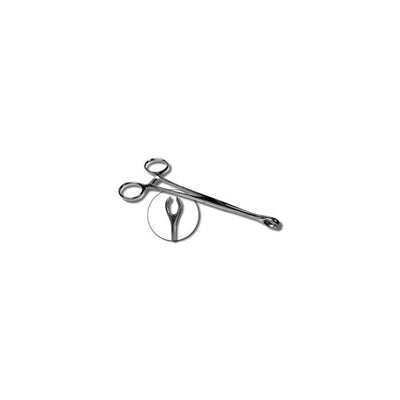 7 Inch Stainless Steel Sponge Forceps for Piercings