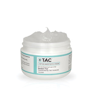 TAC Tattoo Topical Anesthetic Cream in a 1 oz Jar
